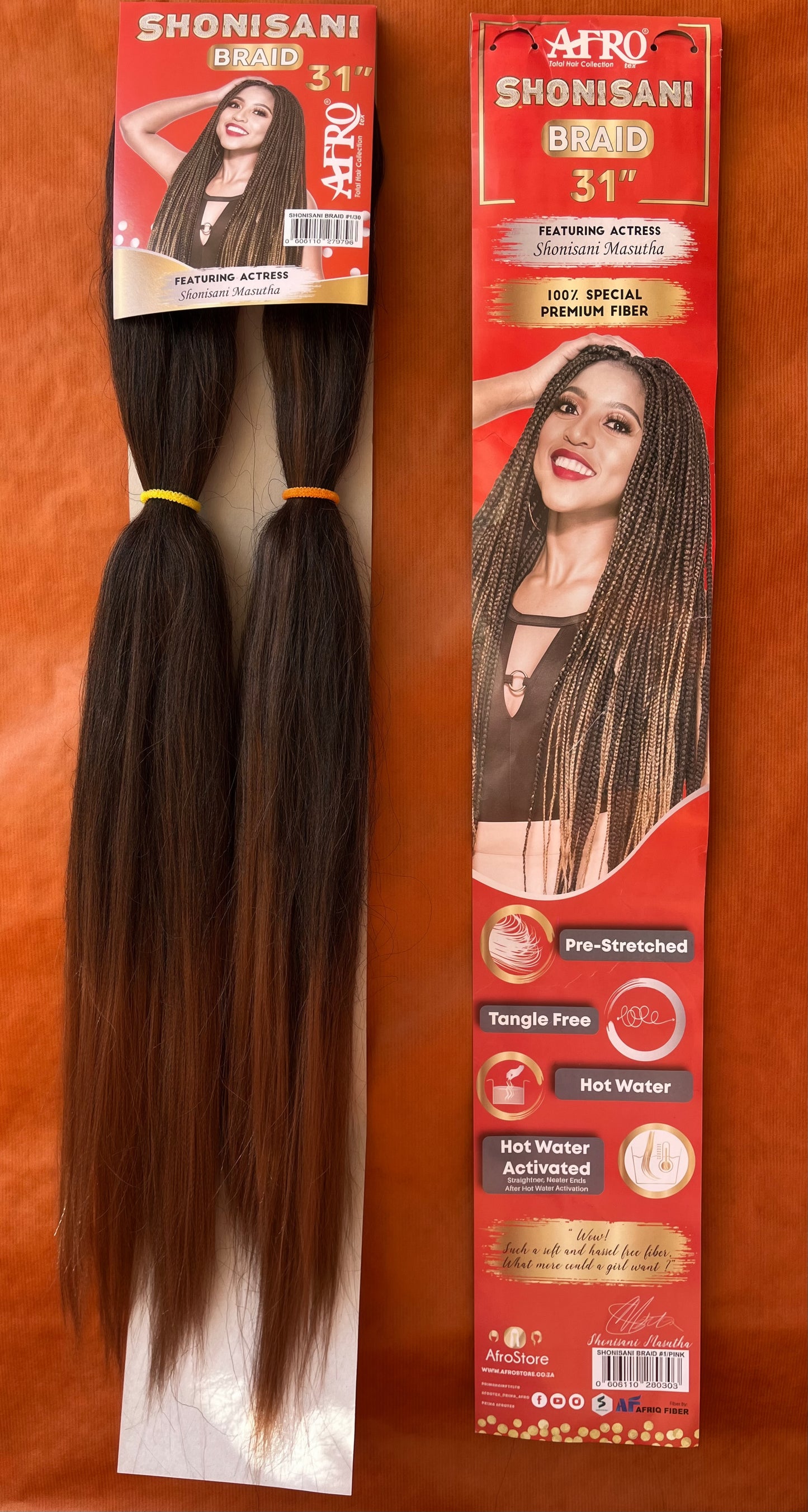 Black to Auburn Ombre #1/30