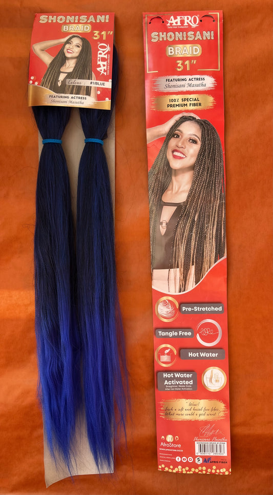 Black to Cobalt Ombre #1/Blue